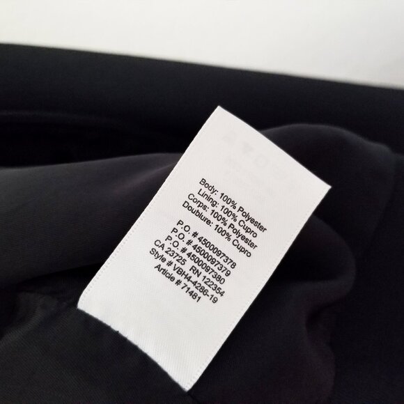 Aritzia Wilfred Little Cropped Jacket in Black L $198 Minimalist Classic Boxy - Picture 10 of 16